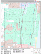 Delray Beach Digital Map Premium Style